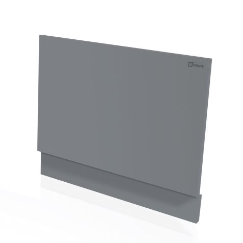 Halite 800mm Grey Matt Waterproof End Bath Panel