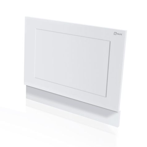 Halite 800mm White Shaker StyleWaterproof End Bath Panel