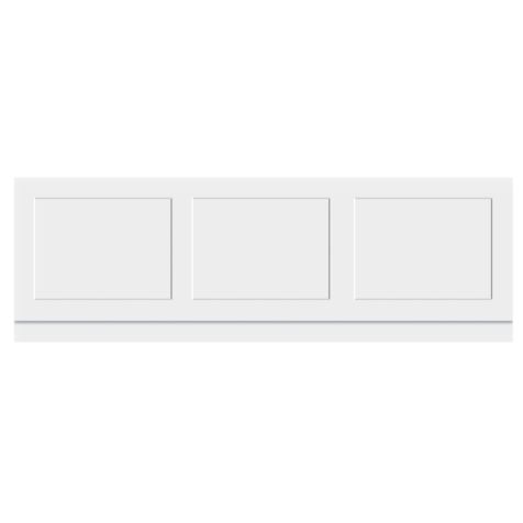 Halite 1700mm White Shaker Style Waterproof Front Bath Panel